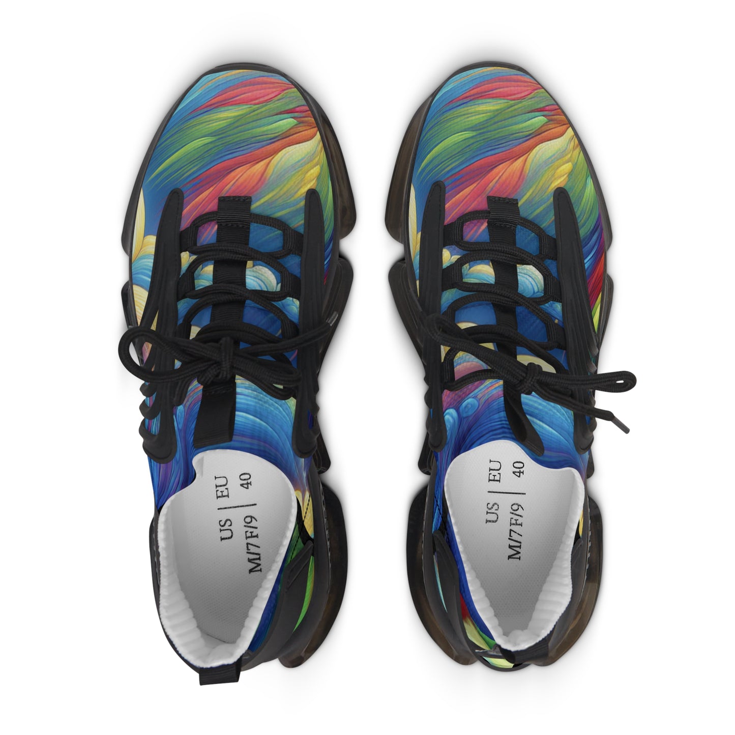 Vibrant Women's Mesh Sneakers | Colorful Athletic Shoes for Fitness, Running, Casual Wear, Gift for Her, Stylish Footwear