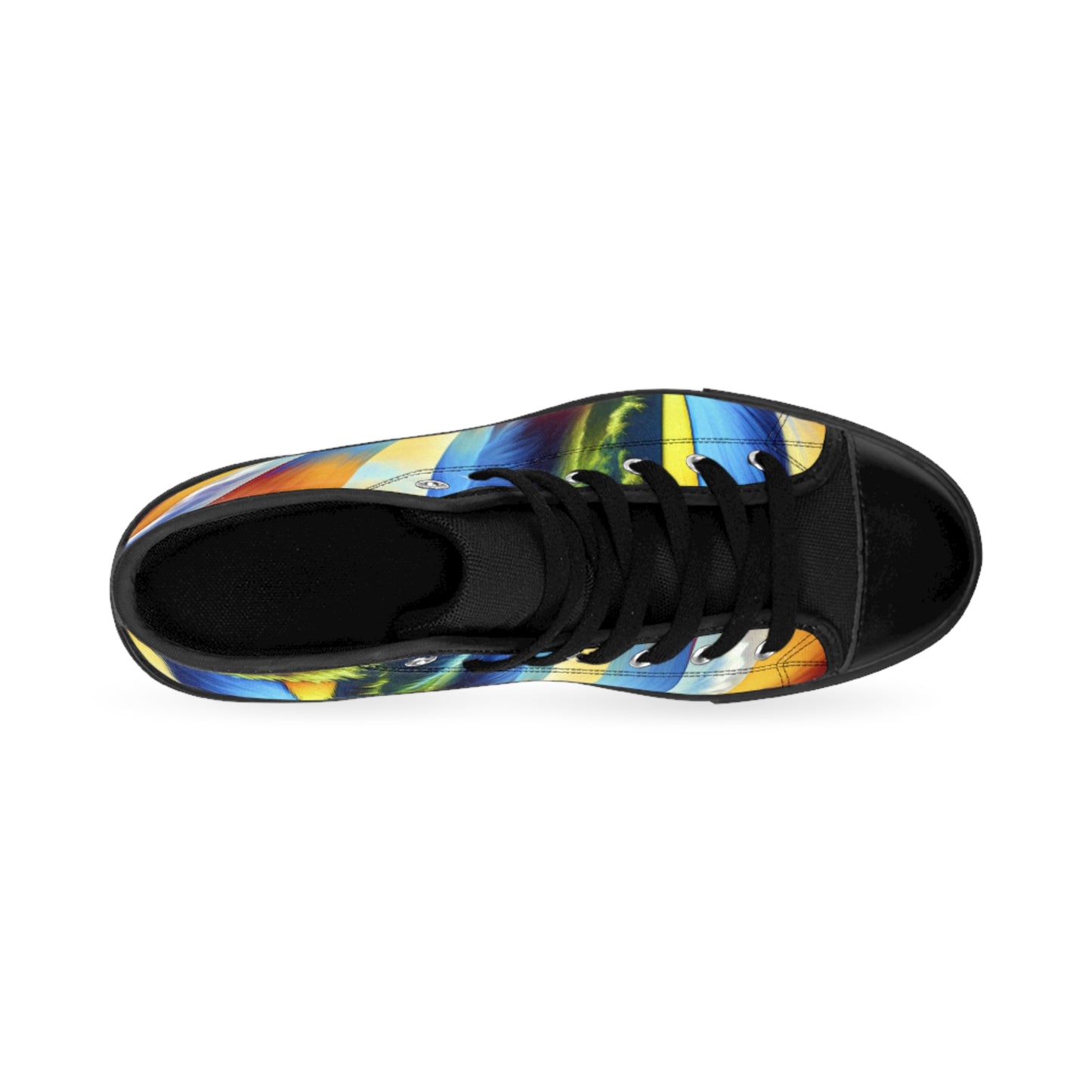 Vibrant Women's Classic Sneakers - Colorful High Top Shoes for Everyday Style