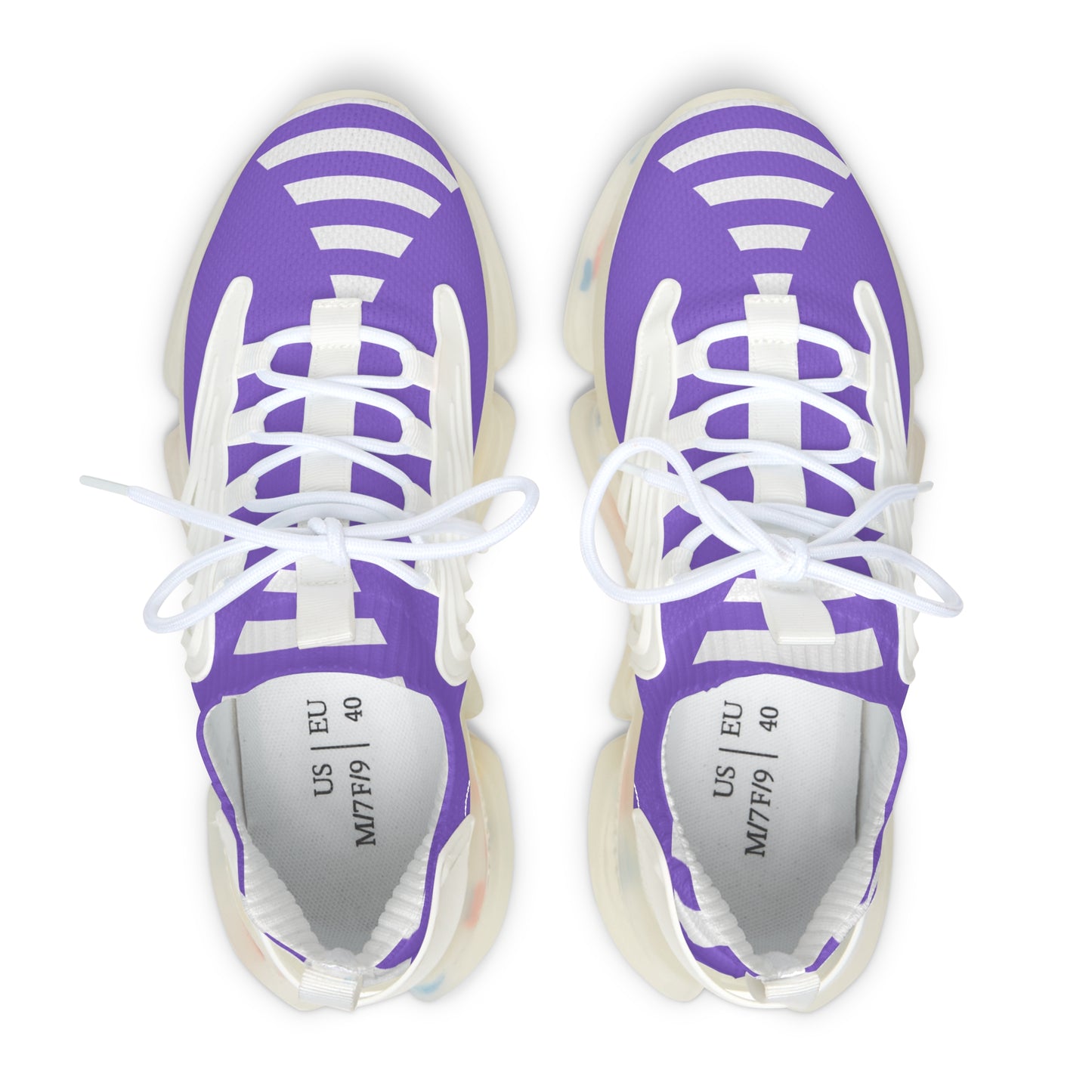 Stylish Women's Mesh Sneakers - Purple Athletic Footwear for Active Lifestyles