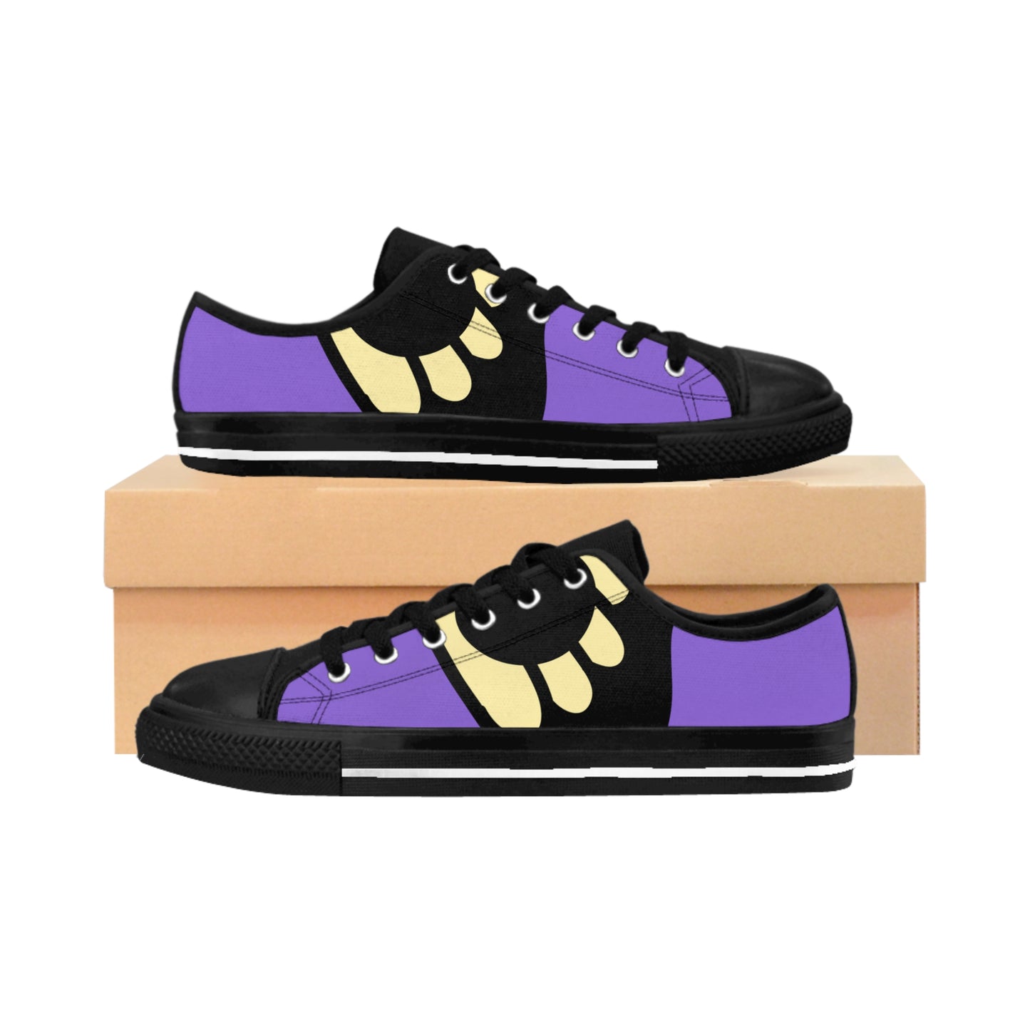 Stylish Women's Sneakers - Fun Cat Design, Casual Footwear, Gifts for Cat