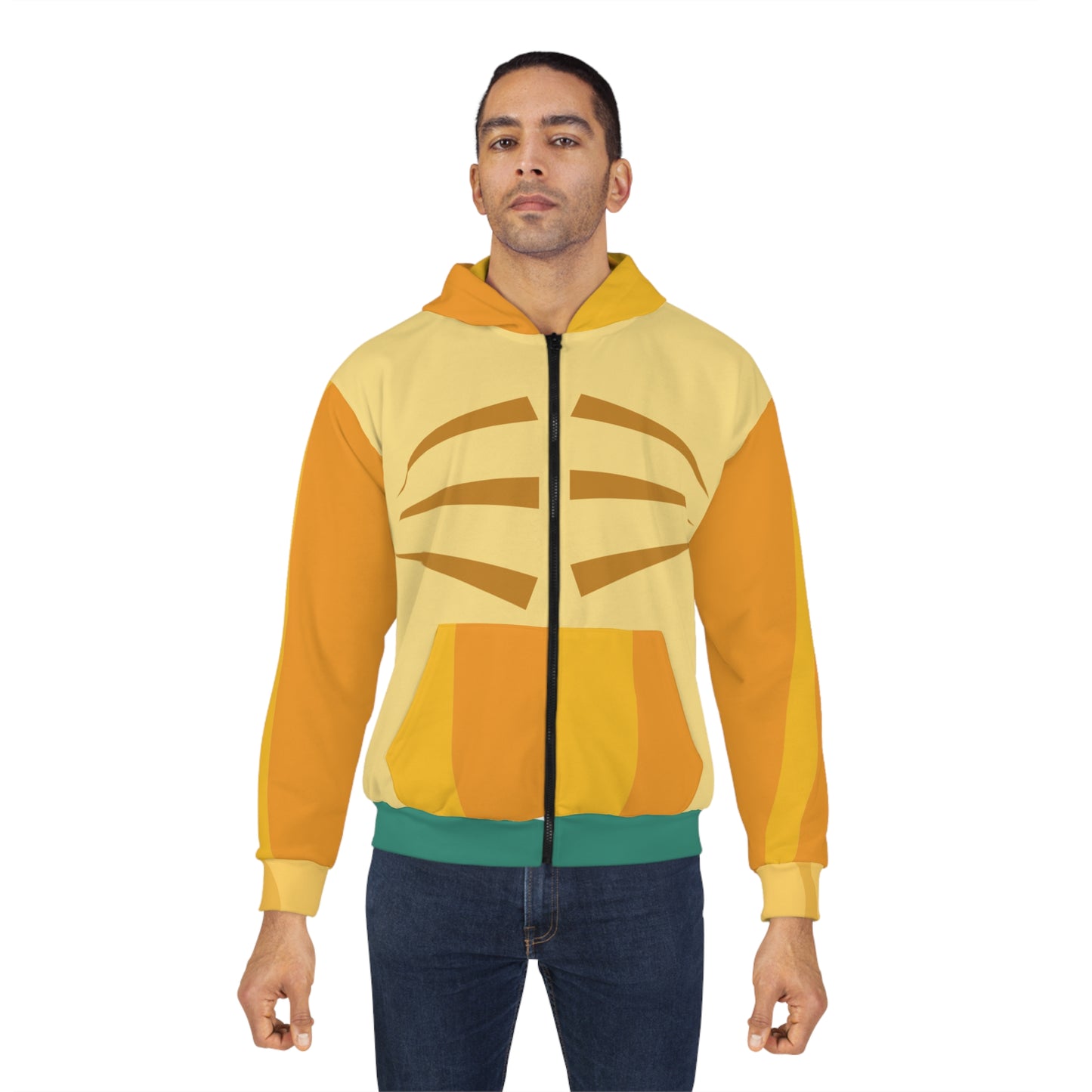 Vibrant Unisex Zip Hoodie for Casual Comfort, Fall Fashion, Gift for Friends,