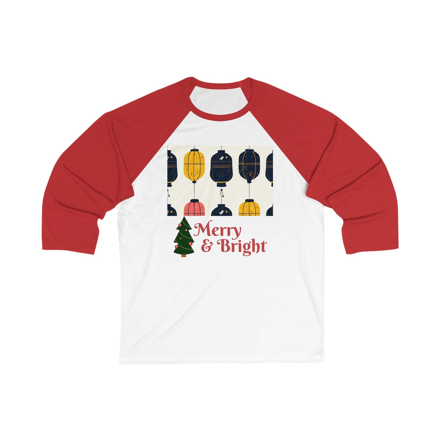 Unisex 3\4 Sleeve Baseball Tee