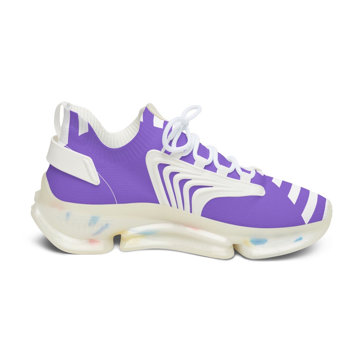 Stylish Women's Mesh Sneakers - Purple Athletic Footwear for Active Lifestyles