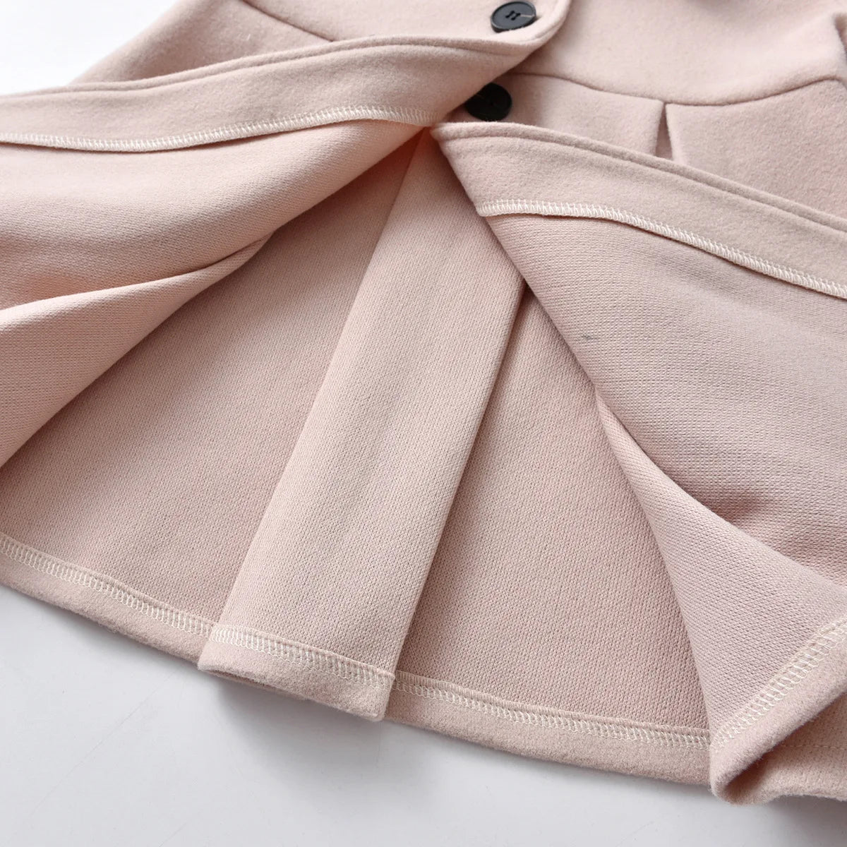 New Baby Girls Woolen Jacket Coat Kids Winter Outerwear Clothes Children Spring Autumn Mid-length Windbreaker for 2-6 Years Wear