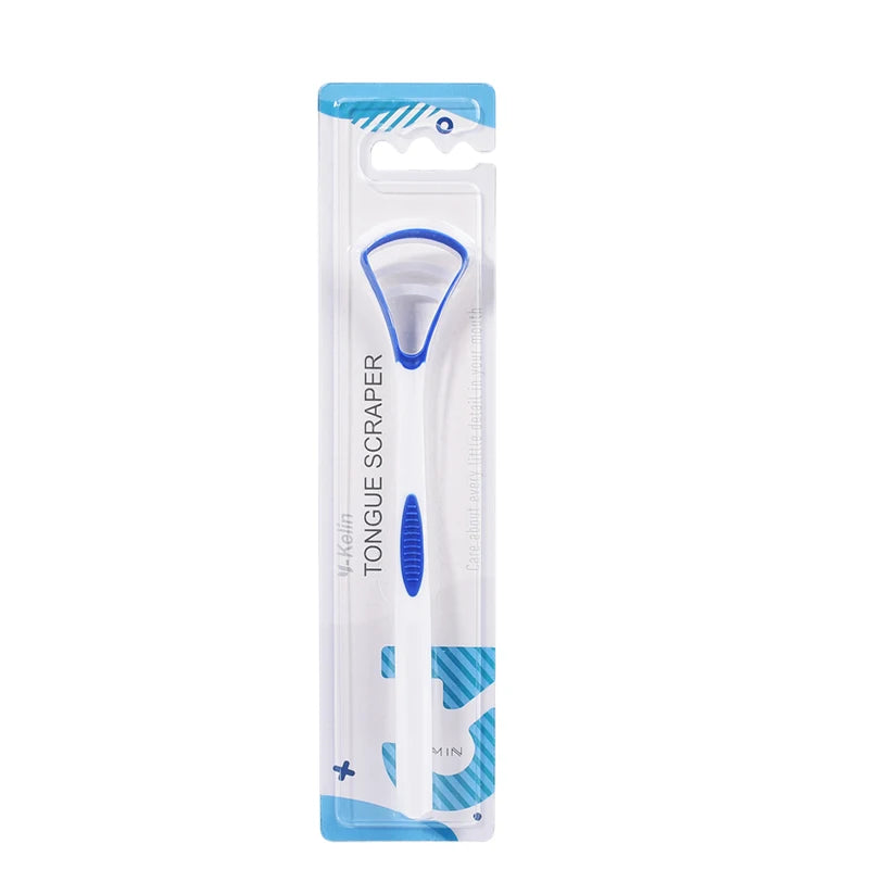 Y-Kelin Tongue Scraper Oral Cleaner Brush Fresh Breath Cleaning Coated Toothbrush Hygiene Care Tools