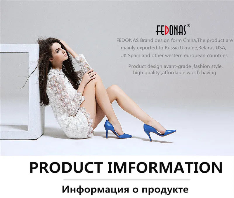 FEDONAS Ins Women Kitten Heels Slingbacks Sandals Leopard Genuine Leather Pointed Toe Party Wedding Shoes Woman Quality Pumps