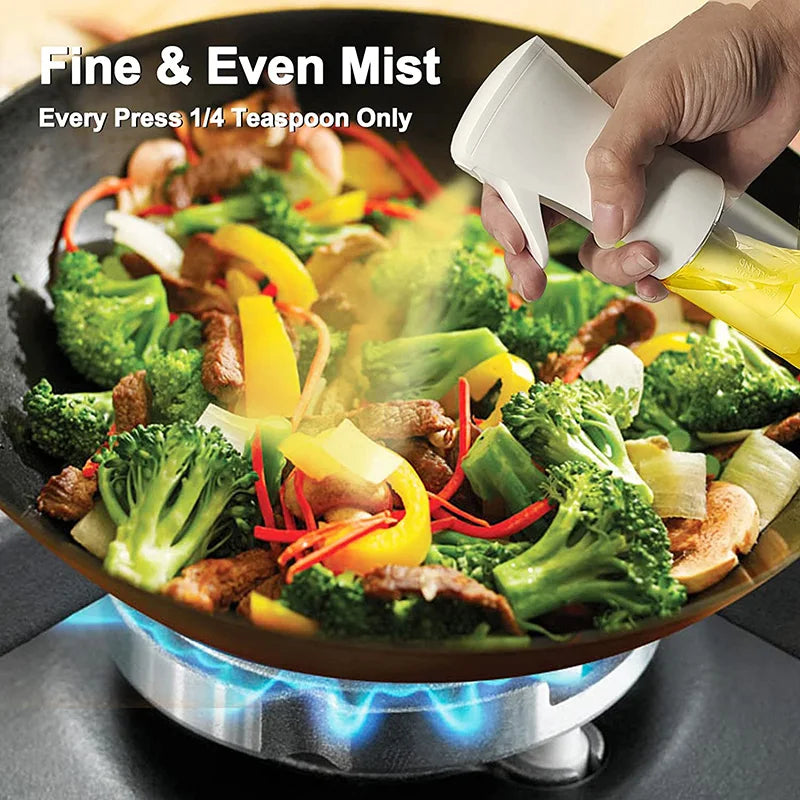 200/300ml Oil Spray Sprayer Bottle for Cooking Kitchen Olive Oil Sprayer Barbecue Spray Bottle For Cooking BBQ Picnic Tool