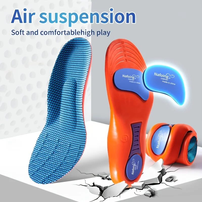 1 Pair New Deodorant Breathable Sports Insoles For Shoes Sole Technology Shock Absorption Running Insoles