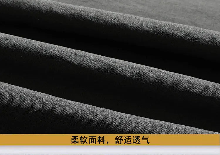 Shirts + Pants 2025 summer 100% Cotton linen Sportswear Men's Casual Sets Male Fashion Chinese style shirts and trousers M-4XL