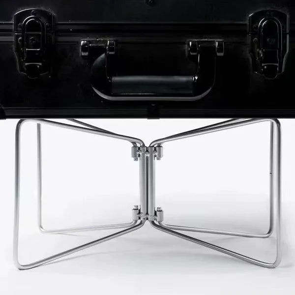 1/5PCS Stainless Steel Bracket Lightweight Foldable Cooler Bracket Camping Non-slip Picnic Barbecue Cooking Ice Bucket Rack