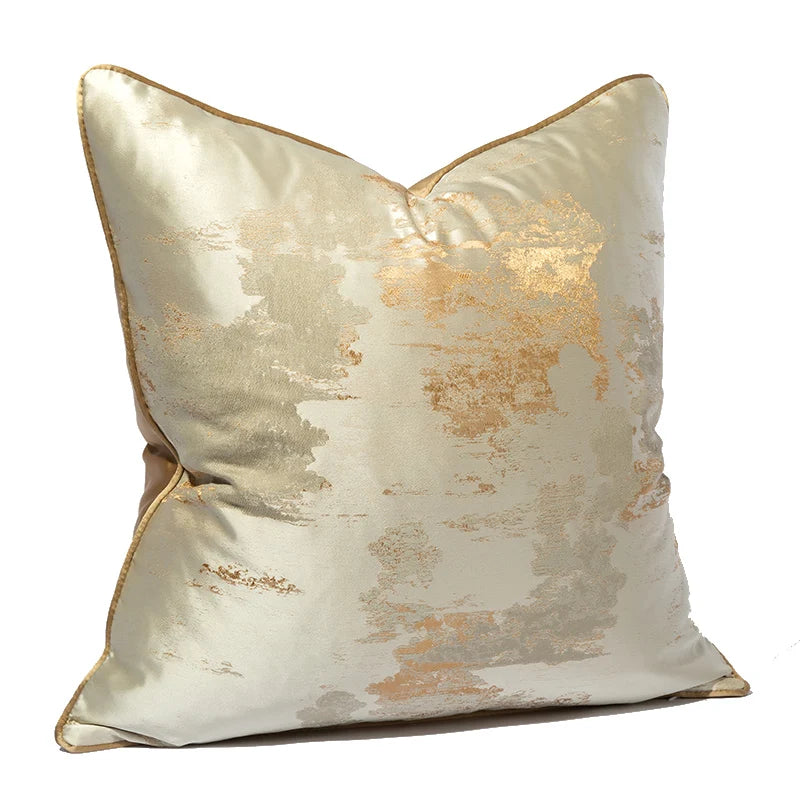 Stripe Jacquard Square Cushion Cover, Beige, Grey, Brown, Pillow Covers for Sofa, Car, Living Room, Hot Popular