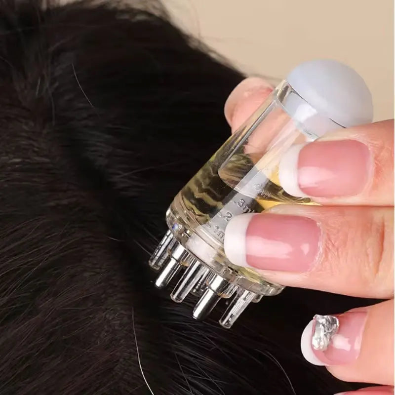 【Hot sales】Scalp Applicator Head Essential Oil Ball Massage Comb 1ml Dil Hair Growth and Solid Hair Comb to Administer Medicine