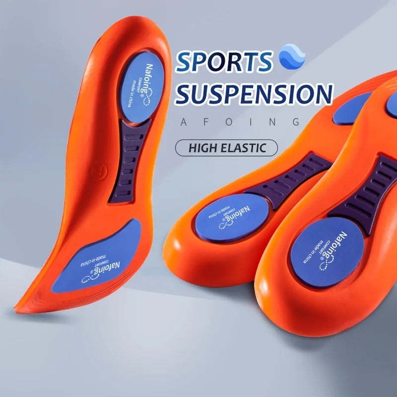 1 Pair New Deodorant Breathable Sports Insoles For Shoes Sole Technology Shock Absorption Running Insoles