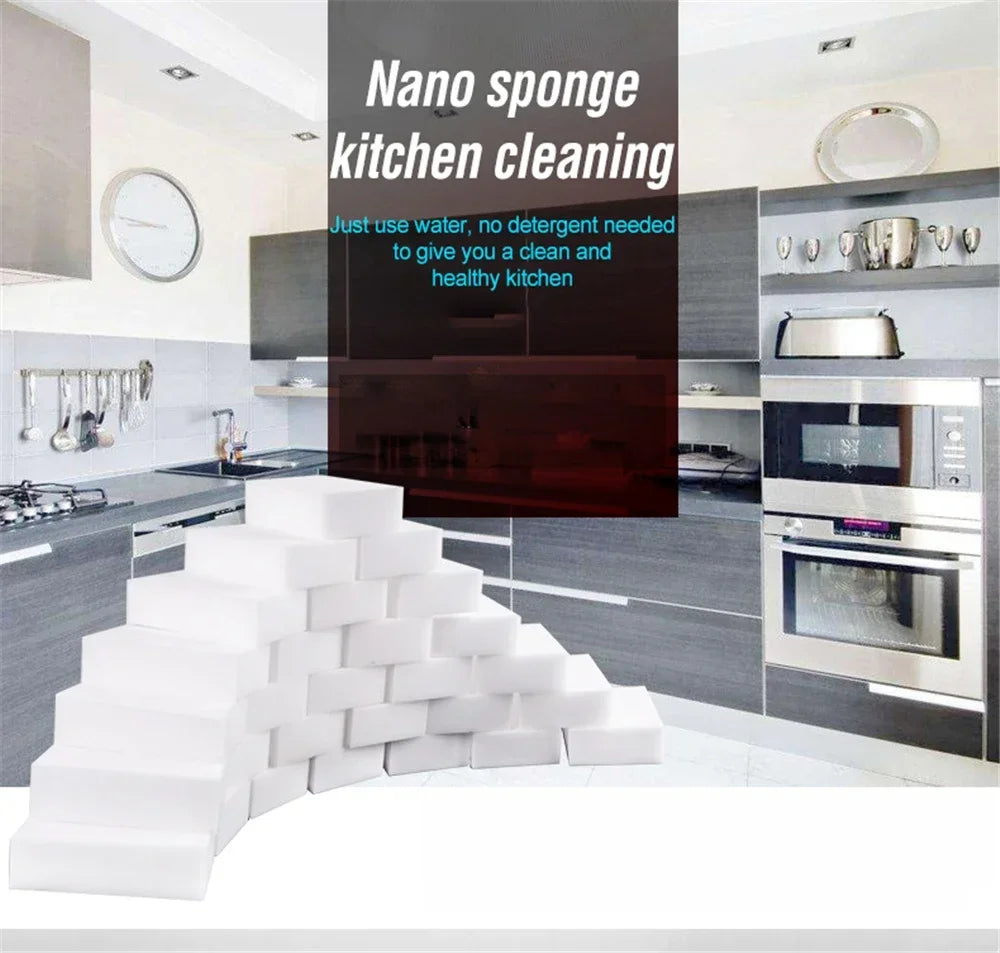 100*60*20mm Melamine Sponge Magic Sponge Eraser Melamine Sponge Cleaner Cleaning Sponge for Kitchen Bathroom Cleaning Tools