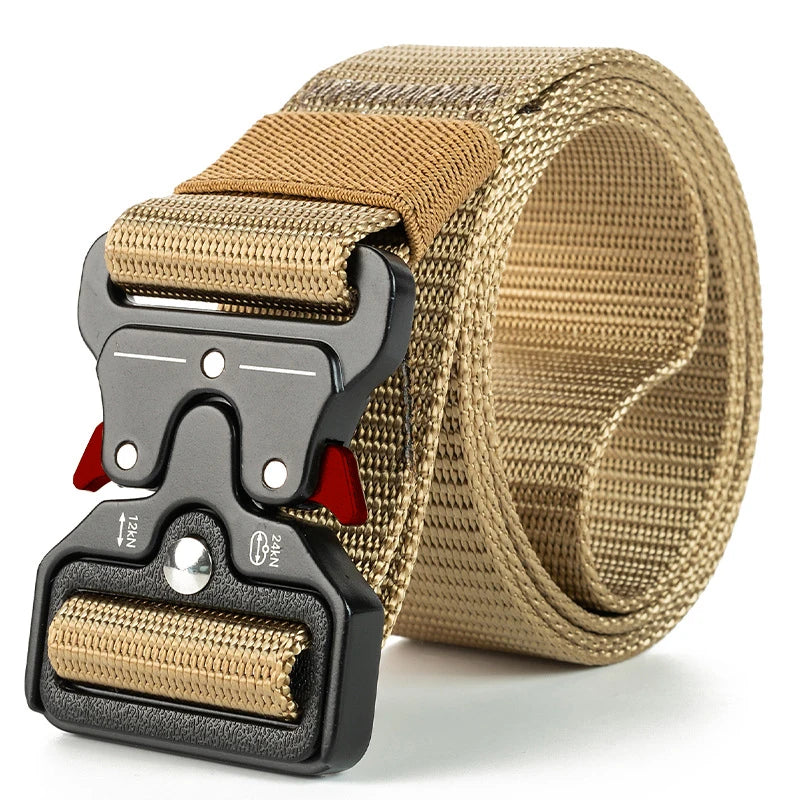Men Belt Army Outdoor Hunting Tactical Multi Function Combat Survival High Quality Marine Corps Canvas For Nylon Male Luxury