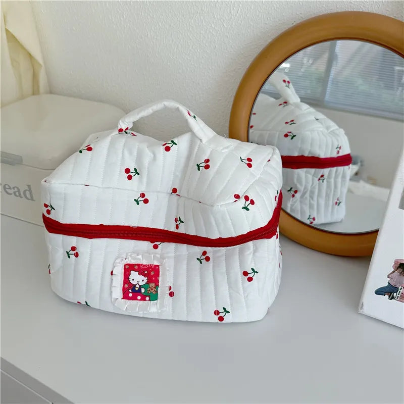 Ladies Cute Large Capacity Cat Makeup Bag Instagram Travel Portable Toilet Bag