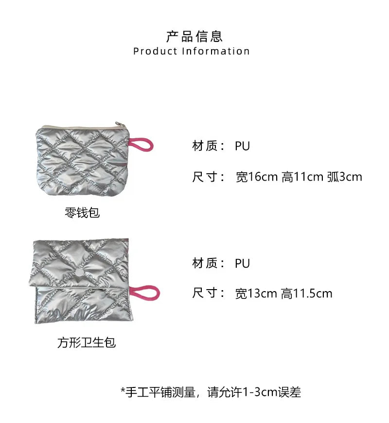 Silver Lingge Bow Pattern Coin Purses Small Canvas Coin Wallet Lady Girls Earphone Coin Key Money Storage Bag Zipper Pouch