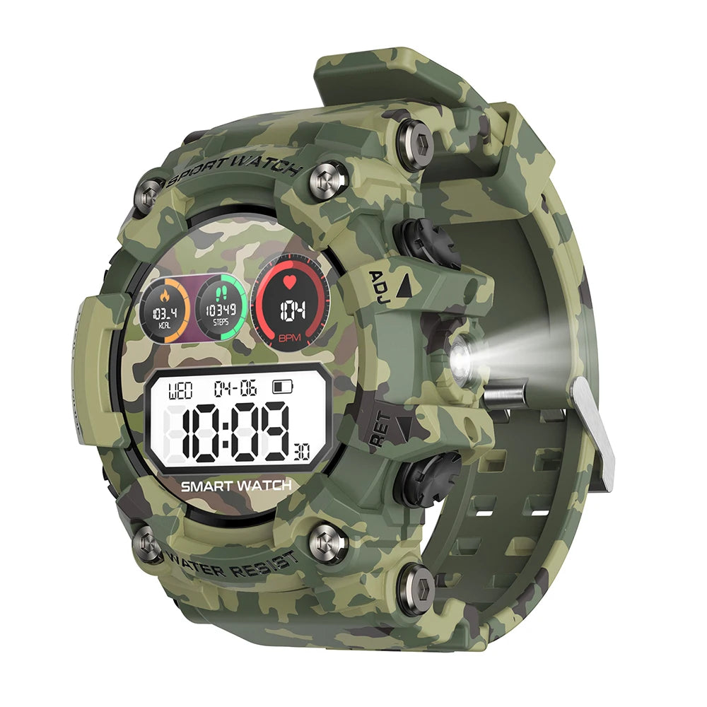 T6plus Compass Altitude Air Pressure Smart Watch 100+ Sport Mode Fitness Tracker Outdoor Military Smartwatch