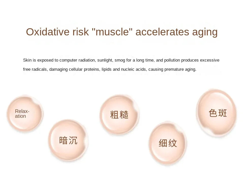 Free Shipping Oxygen Release Ring Shrink Pores Firm and Bright Lock Water Fading Wrinkle Smooth Elasticity Weaken Acne Oil