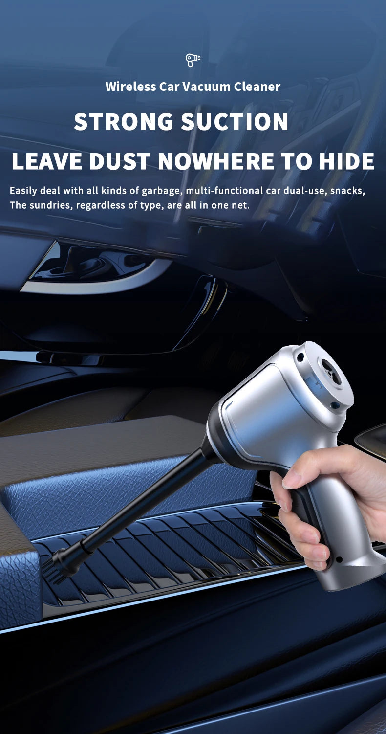 Vacuum Cleaner For Car Wireless Portable Vacuum Cleaner Cleaning Machine Car Accsesories Home Appliance Electric Devices For Car