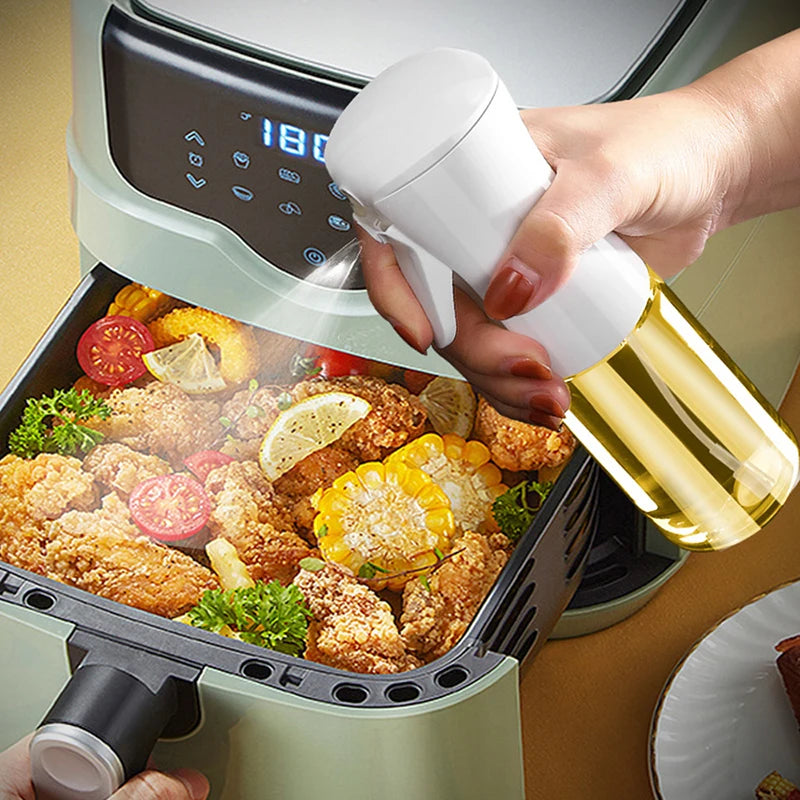 200/300ml Oil Spray Sprayer Bottle for Cooking Kitchen Olive Oil Sprayer Barbecue Spray Bottle For Cooking BBQ Picnic Tool