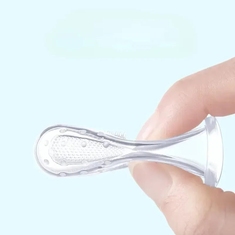 Hot Selling Soft Pet Finger Toothbrush Teddy Dog Brush Bad Breath Tartar Teeth Care Dog Cat Cleaning Supplies Soft Tooth Brush