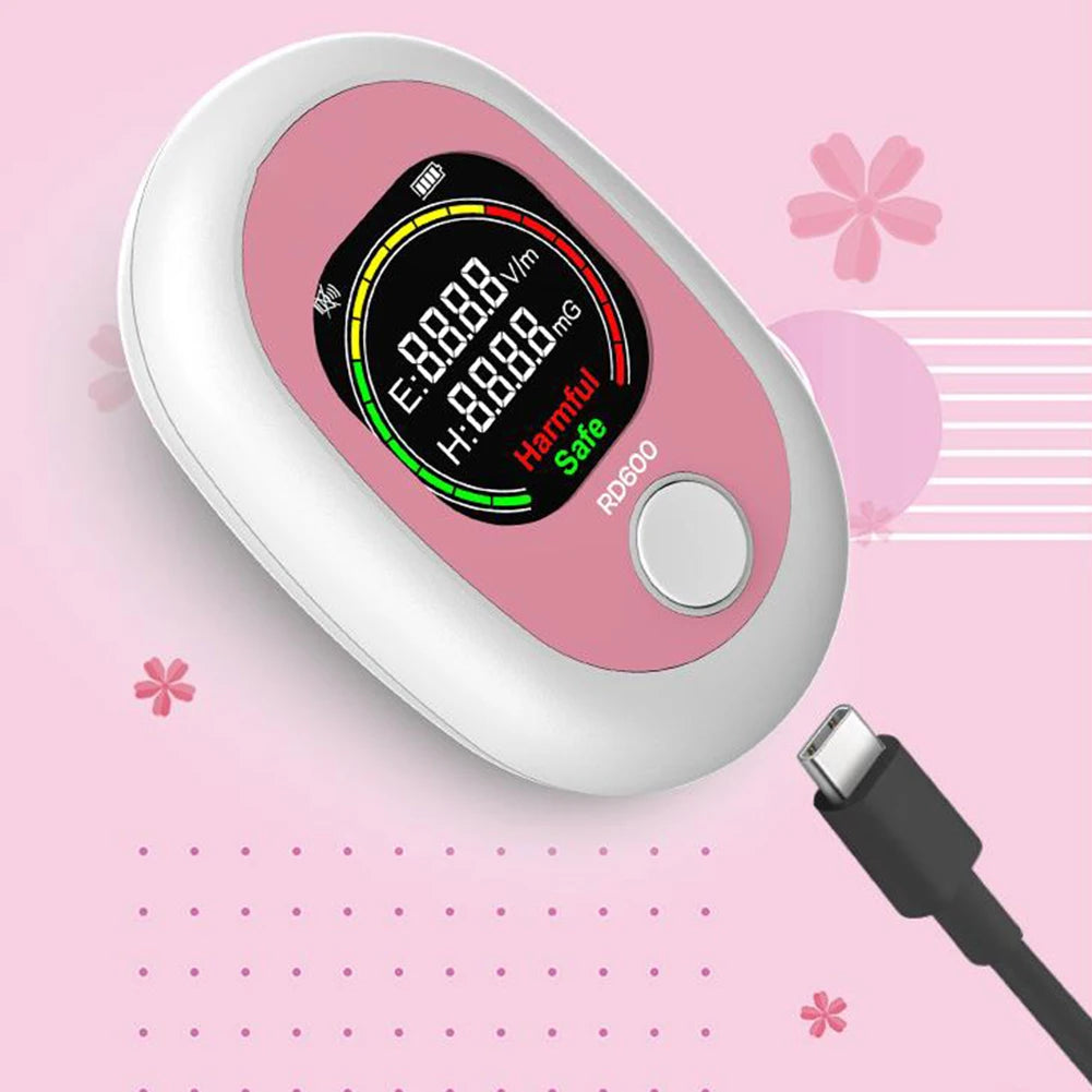 Sleek Design RD600 Electromagnetic Field Meter An Essential Gadget for Health Conscious Consumers Monitoring Radiation Levels