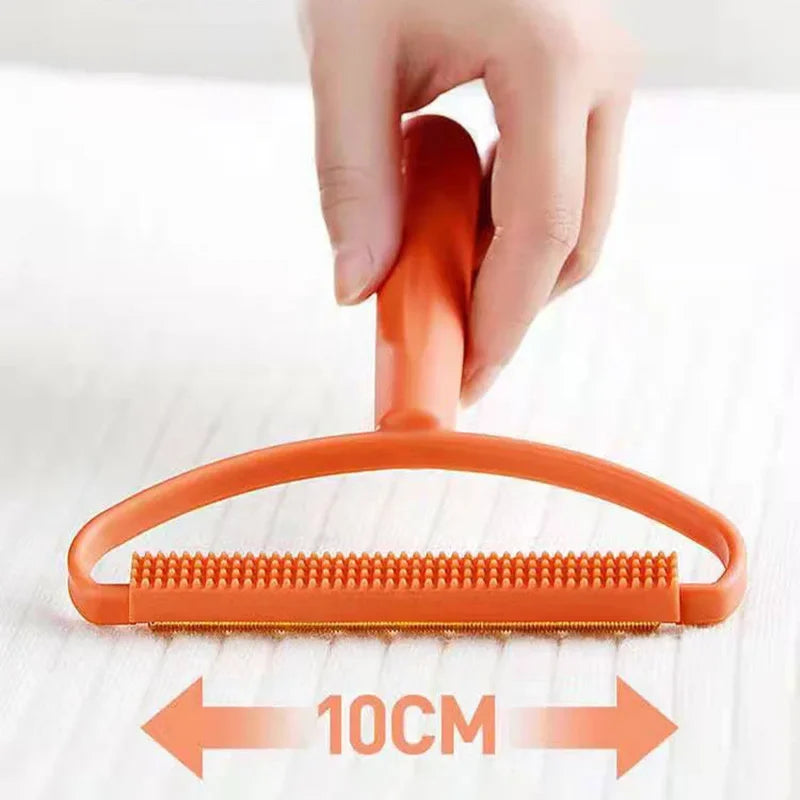 Double-Side Lint Remover Portable Pet Hair Remover Brush Manual Fluff Remover Clothes Home Appliances Carpet Clothes Brush