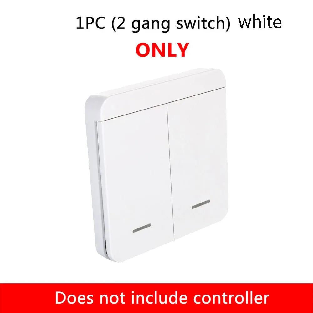 Wireless Smart Wall Switch RF 433Mhz Interruptor Light Switch Remote Control 86 Panel Receiver For Lamp Home Decoration