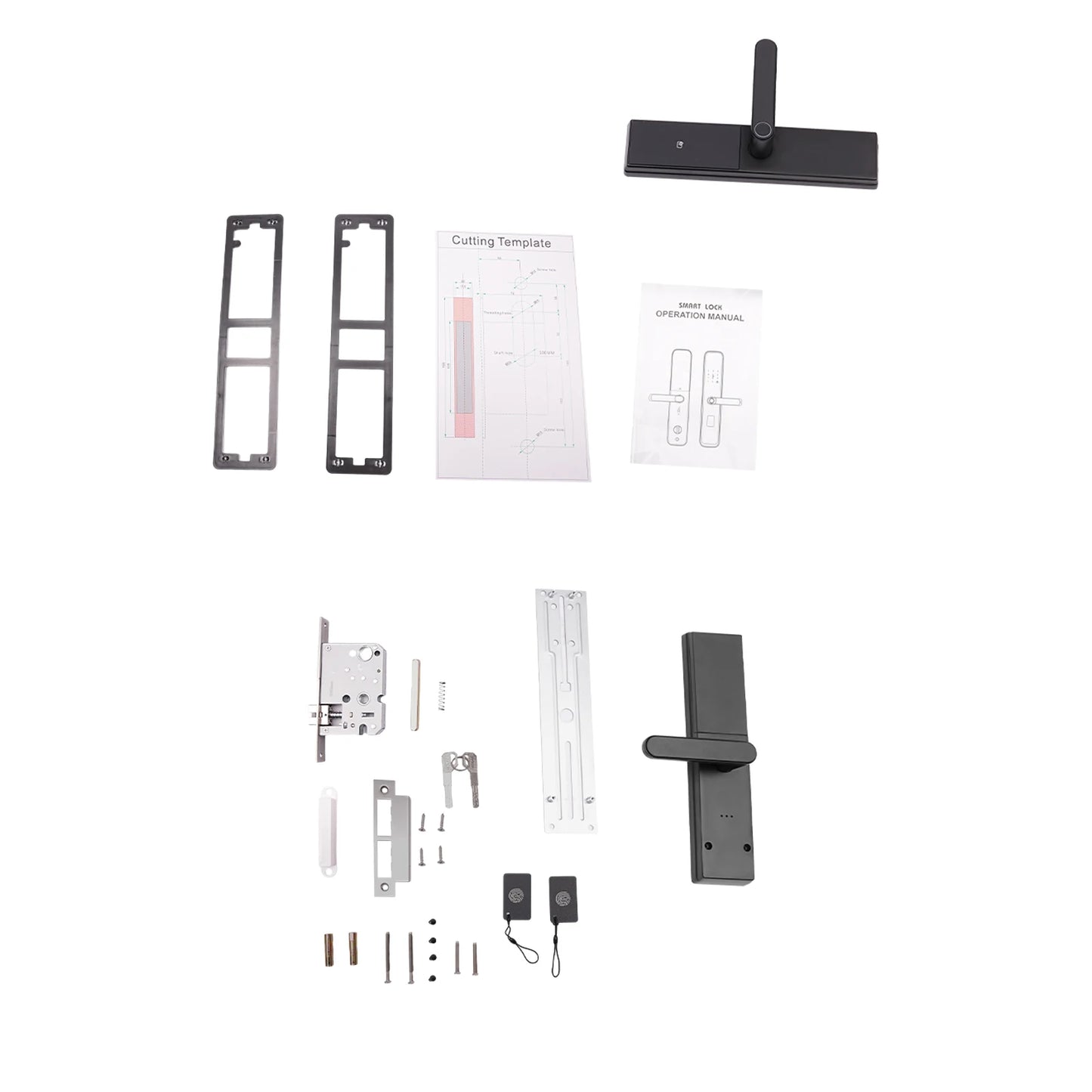 Smart Door Lock Fingerprint Password Entrance Digital Keypad Door Lock for Home Room Keyless Door Lock