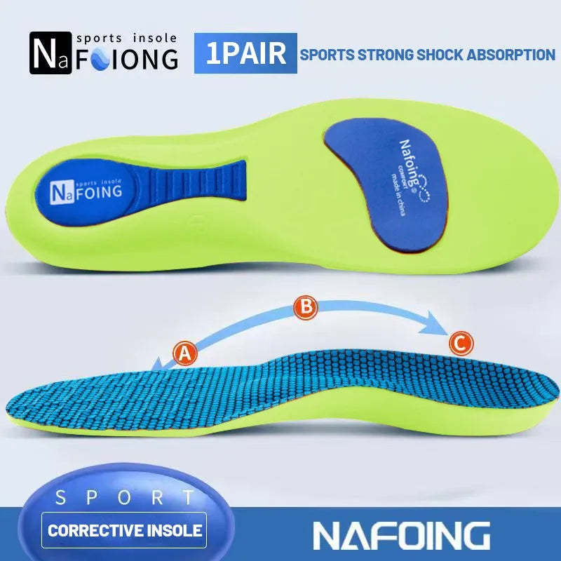 1 Pair New Deodorant Breathable Sports Insoles For Shoes Sole Technology Shock Absorption Running Insoles