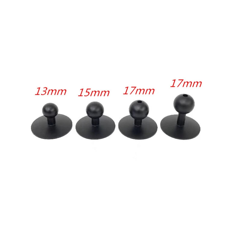 13mm 15mm 17mm Ball Head For Magnetic Car Phone Holder GPS Gravity Support Stand Mount Hook 360 Rotation Bracket Base