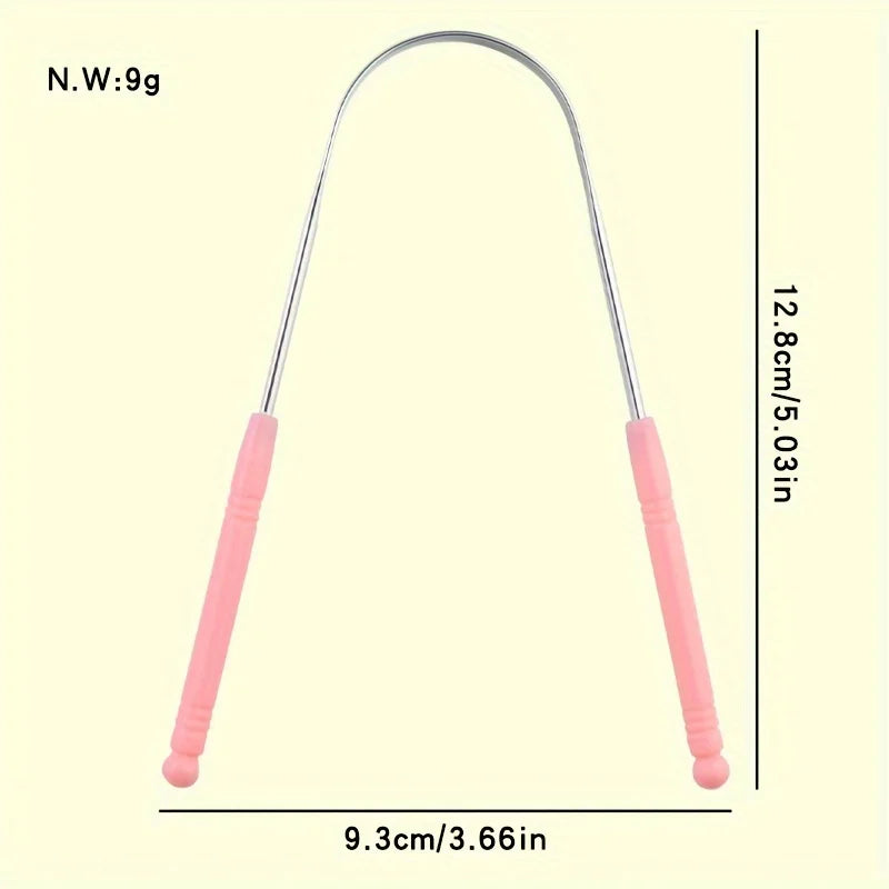 New Stainless Steel Tongue Scraper Oral Tongue Cleaner Brush Tongue Toothbrush Oral Hygiene High Quality Tounge Scraper