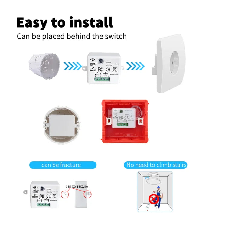 Wireless Smart Wall Switch RF 433Mhz Interruptor Light Switch Remote Control 86 Panel Receiver For Lamp Home Decoration