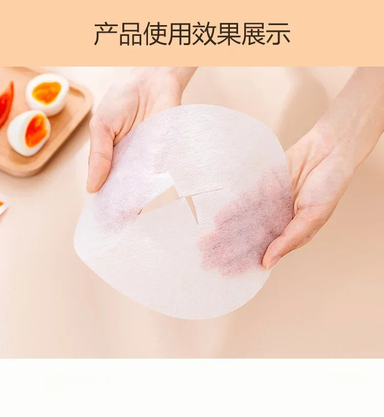 12/24/60pcs Disposable Soup Oil Absorbing Paper Food Soup Blotting Oil Health Filter Paper Food Grade Kitchen Gadgets Accessorie