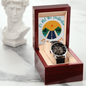 Men Openwork Watch Mineral Crystal Glass Water Resistant