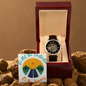 Men Openwork Watch Mineral Crystal Glass Water Resistant