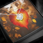 Love knot necklace beauty brilliance elegant pendant chain gift
