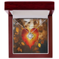 Love knot necklace beauty brilliance elegant pendant chain gift