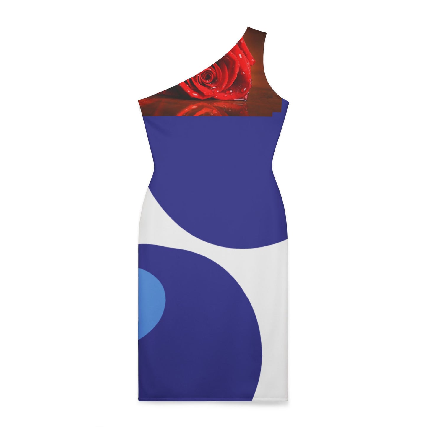 Elegant Floral One-Shoulder Dress | Perfect for Parties & Special Occasions