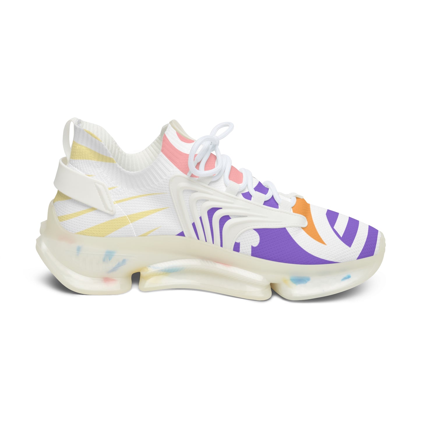 Stylish Women's Mesh Sneakers - Purple Athletic Footwear for Active Lifestyles