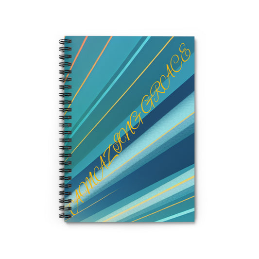 Amazing Grace Spiral Notebook - Ruled Lines for Inspiration and Creativity