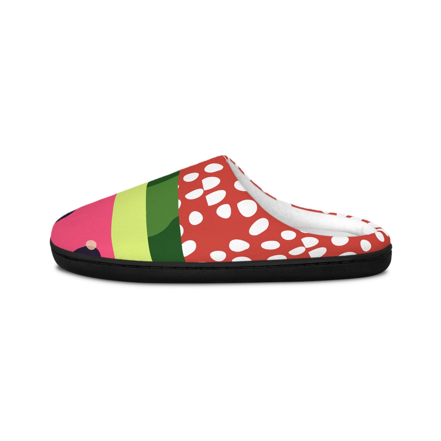 Cozy Red Dotted Women&#039;s Indoor Slippers - Perfect for Relaxation and Home Comfort
