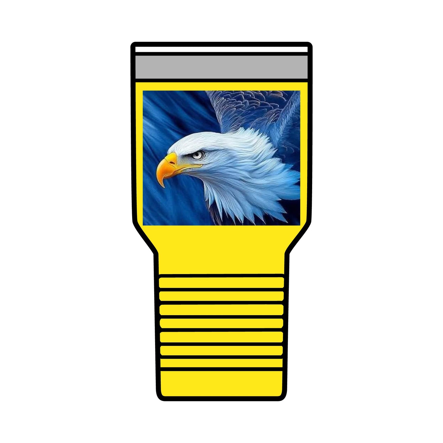 Eagle Insulated Tumbler, 30oz - Perfect for Outdoors, Camping, Gift for Nature Lovers, Travel Mug, Wildlife Enthusiasts