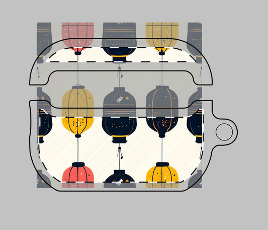 Festive Lantern AirPod Cases, Cute Earbud Holder, Gift for Music Lovers, Holiday Accessories, Custom AirPod Covers, Unique Tech Gifts
