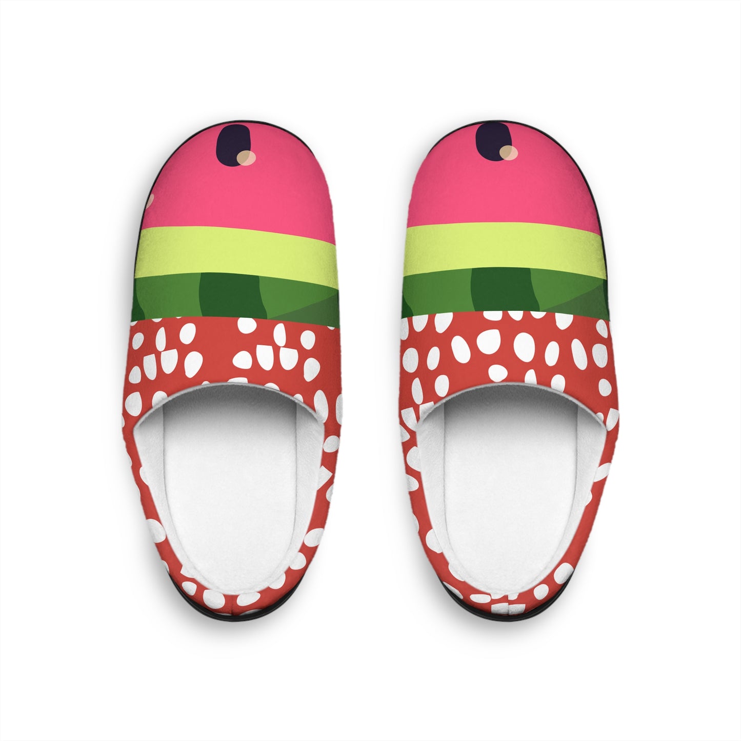 Cozy Red Dotted Women&#039;s Indoor Slippers - Perfect for Relaxation and Home Comfort