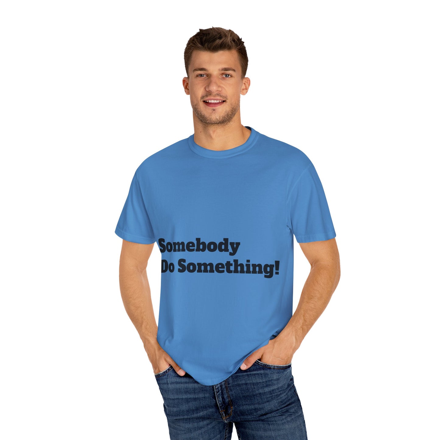 Customizable Unisex Garment-Dyed T-shirt - Enter Text