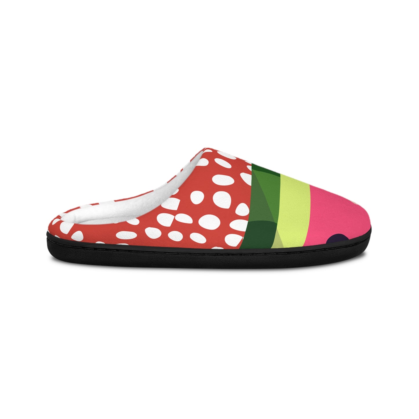 Cozy Red Dotted Women&#039;s Indoor Slippers - Perfect for Relaxation and Home Comfort