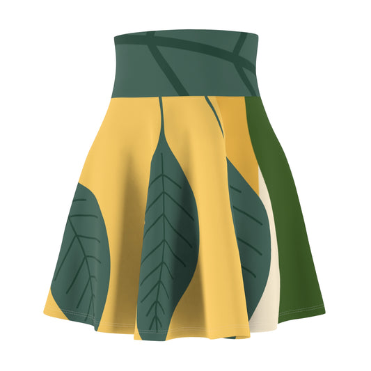 Chic Women's Skater Skirt - Vibrant Two-Tone Design for Spring & Summer Fashion