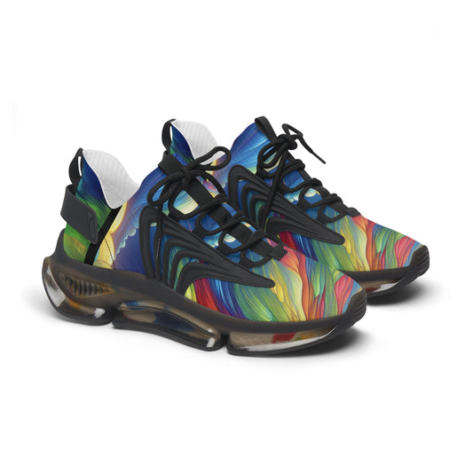 Vibrant Women's Mesh Sneakers | Colorful Athletic Shoes for Fitness, Running, Casual Wear, Gift for Her, Stylish Footwear